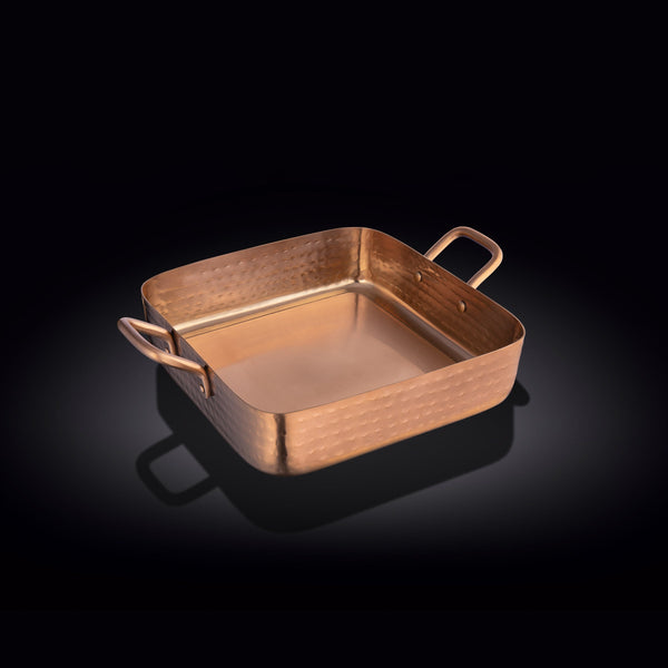 SQUARE FRY PAN WITH 2 SIDE HANDLES 6.25" X 6.25" X 1.75" | 16 X 16 X 4.2 CM