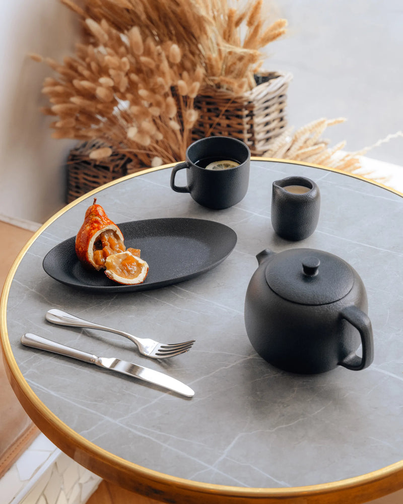 Revo's Acoustic Night2023 「オリジナルお椀セット」 Revol EQUINOXE TEA CUP AND SAUCER 20CL Pepper SKU: '660541