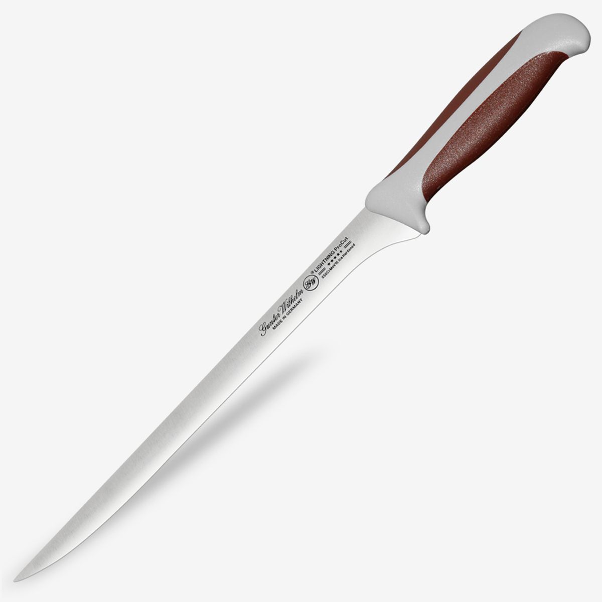 Gunter Wilhelm Thunder Flex Fillet Knife, 10 Inch | Brown and Grey ABS Handle SKU: 10-109-0310