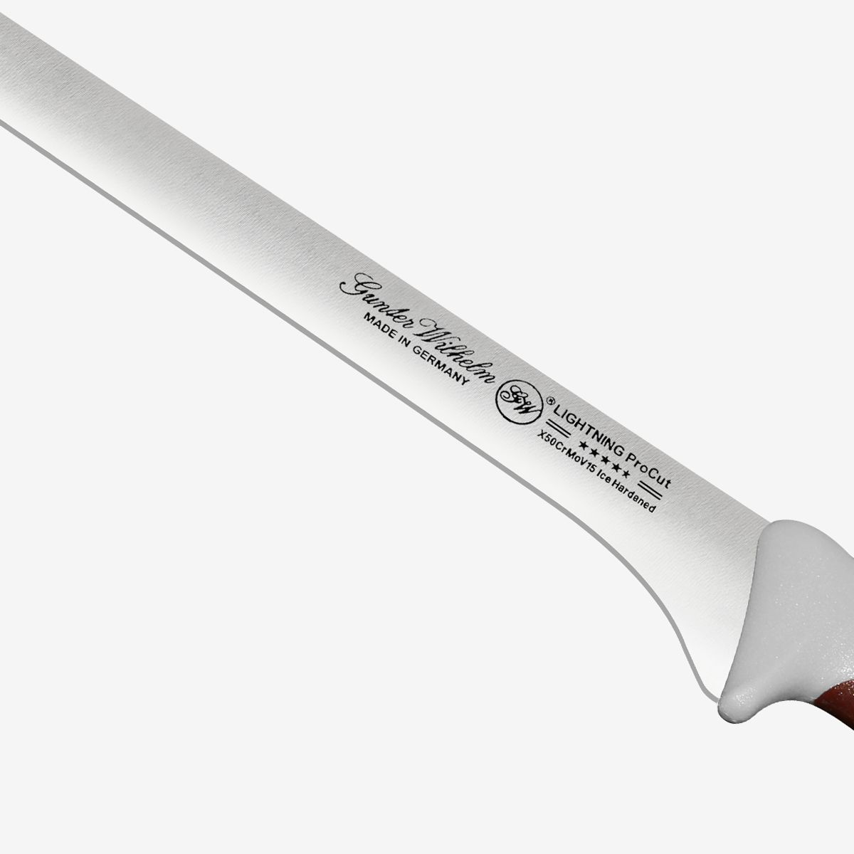 Gunter Wilhelm Thunder Flex Fillet Knife, 10 Inch | Brown and Grey ABS Handle SKU: 10-109-0310