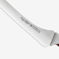 Gunter Wilhelm Thunder Offset Bread Knife, 10 Inch | Brown and Grey ABS Handle SKU: 10-118-1510