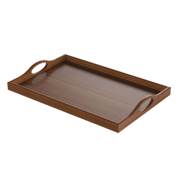 Large Walnut Classic Butler Tray