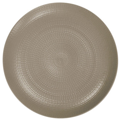 Round Dinner plate coupe 11" - Gray 11"