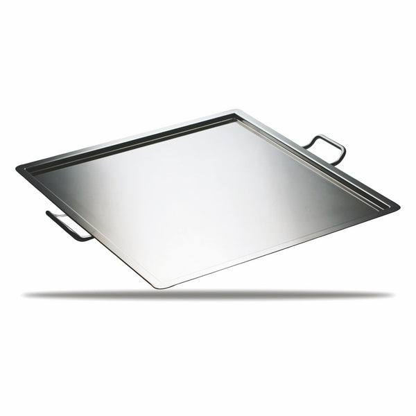 Square Tray With Handles;  L: 23-5/8" W: 23-5/8"