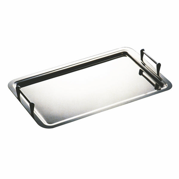 Rectangular Tray With Stackable Handles L: 23-5/8" W: 16-1/2"