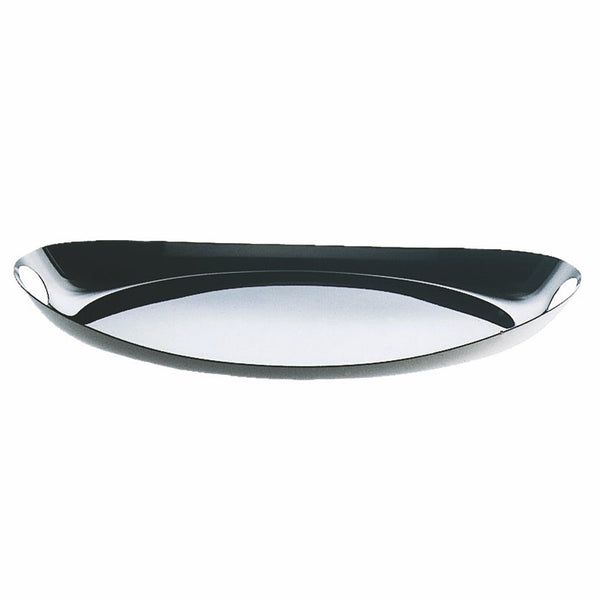 Oval Tray With Fretworked Handles;  L: 15-3/4" W: 14-1/8"