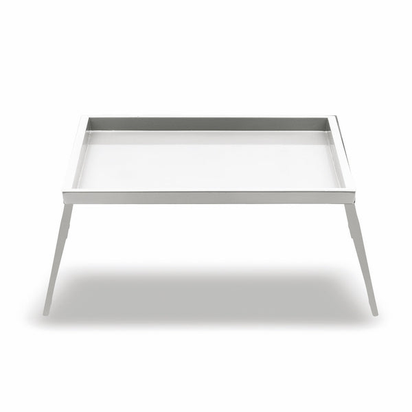 Breakfast Tray L: 11-3/4" W: 7-7/8" Lacquered White