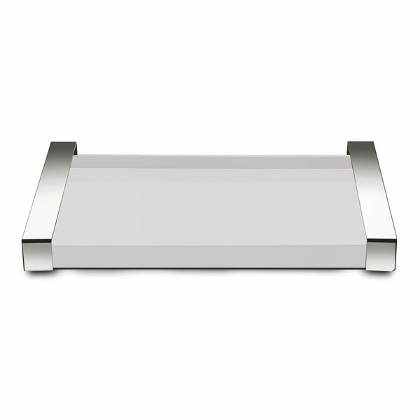 Rectangular Tray L: 19-3/4" W: 12-3/4" Lacquered White