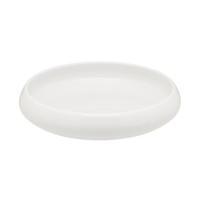 Large Casserole Plate 9" - Glossy White 8" 11/16