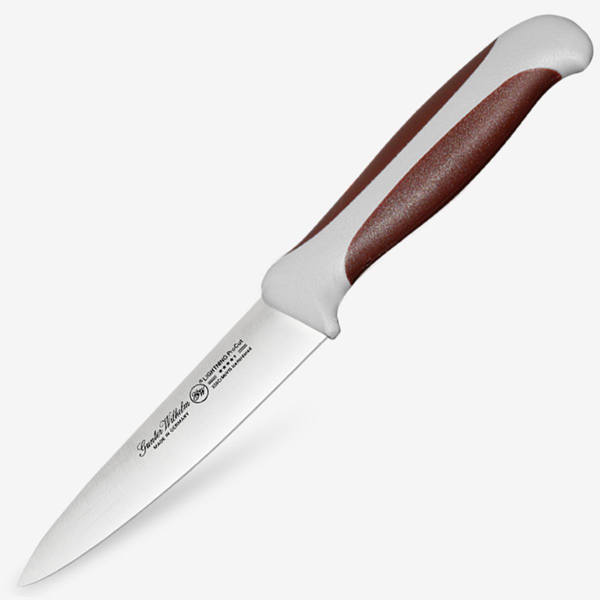 Gunter Wilhelm Thunder Paring Knife, 3.5 Inch | Brown and Grey ABS Handle SKU: 10-111-0135