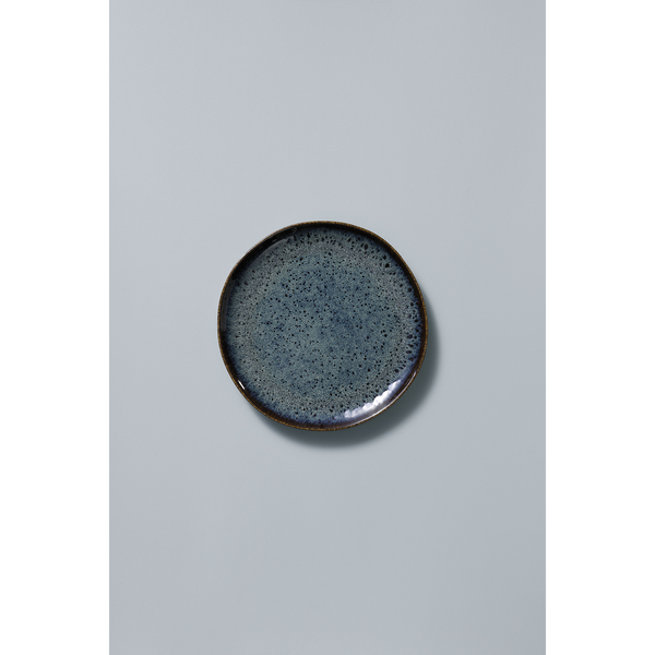 Plate Palmer Eccentric 8.7 inch Blue Stoneware SKU: '529361
