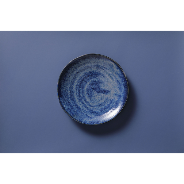 Plate Palmer Kiryu 9.25 inch Blue Porcelain SKU: '532195