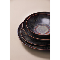 Plate coupe deep Palmer Victory 8.7 inch Brown Stoneware SKU: '533014