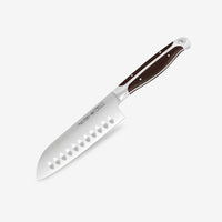 Gunter Wilhelm Thunder Santoku Knife, 5 Inch | Dark Brown ABS Handle SKU: 30-317-0405