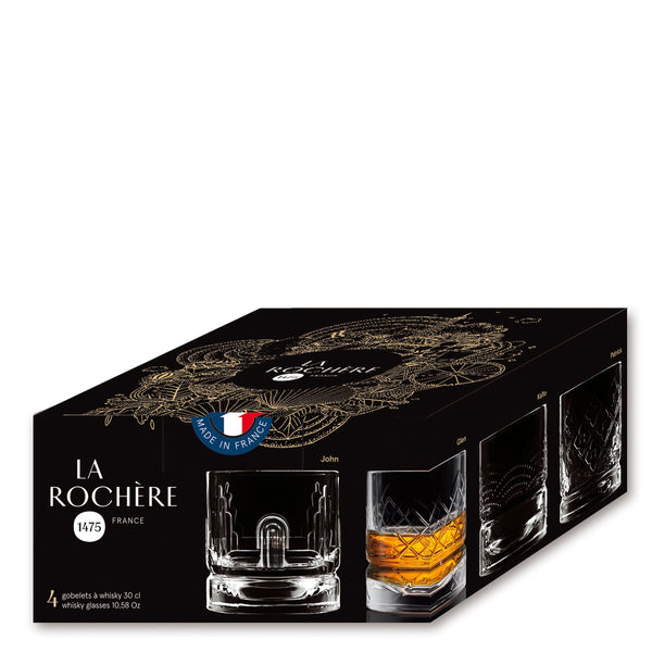 La Rochere Dandy Whiskey Glasses - Assorted Set of 4 SKU: '642701