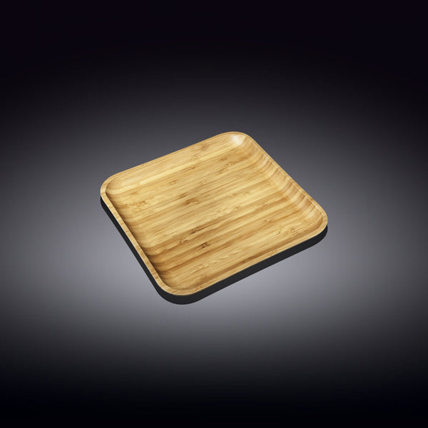 Wilmax Natural Bamboo Plate 5" X 5" | 12,5 Cm X 12.5 Cm SKU: WL-771018/A