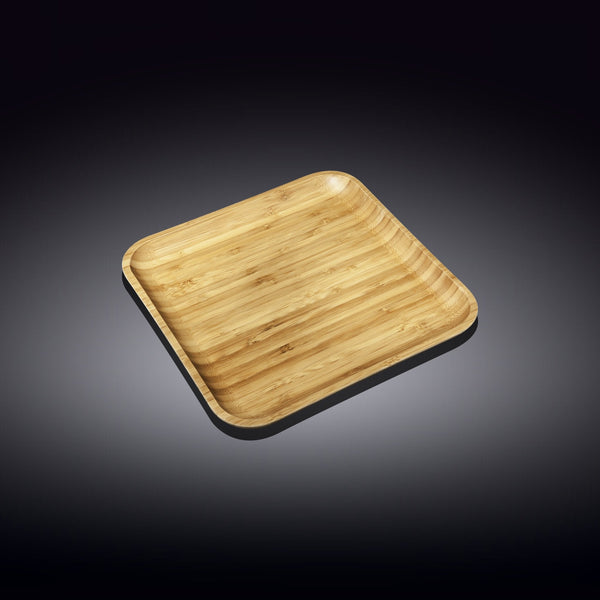Wilmax Natural Bamboo Plate 7" X 7" | 17,5 Cm X 17.5 Cm SKU: WL-771020/A