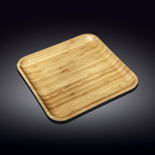 Wilmax Natural Bamboo Platter 13" X 13" | 33 Cm X 33 Cm SKU: WL-771026/A