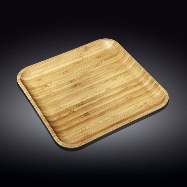 Wilmax Natural Bamboo Platter 14" X 14" | 35.5 Cm X 35.5 Cm SKU: WL-771027/A
