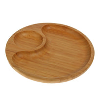 Wilmax Natural Bamboo 2 Section Platter 10" | 25 Cm SKU: WL-771043/A