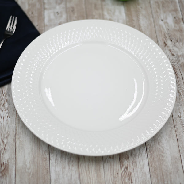 Wilmax Fine Porcelain Dinner Plate 10" | 25.5 Cm Set Of 6 In Gift Box SKU: WL-880101/6C