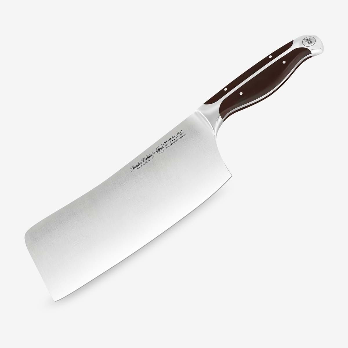 Gunter Wilhelm Thunder Meat Cleaver Knife, 8 Inch | Dark Brown ABS Handle SKU: 30-319-0980