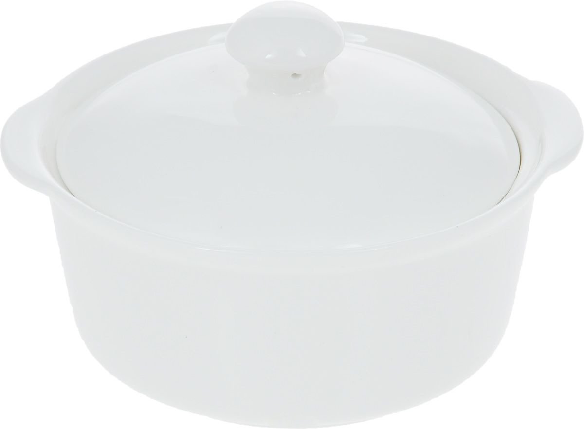 Wilmax Fine Porcelain 4.5" | 11.5 Cm 9 Fl Oz | 270 Ml Soup Cup With Lid SKU: WL-991141/A