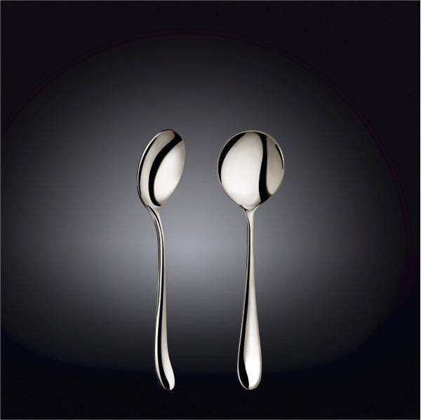 High Polish Stainless Steel Soup Spoon 7" | 18 Cm White Box Packing WL-999120/A