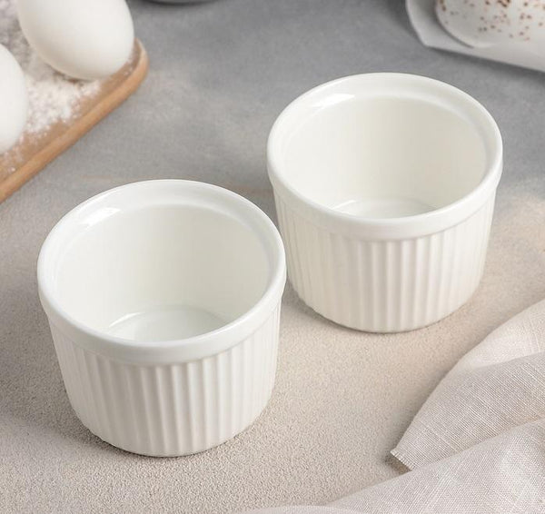 Fine Porcelain Ramekin 3.5? X 2.5? | 8.5 X 6.5 Cm 9 Fl Oz | 260 Ml WL-996121/A