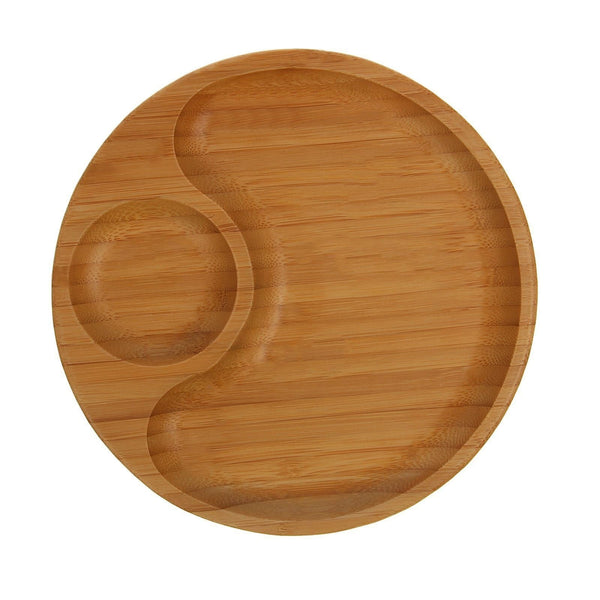 Wilmax Natural Bamboo 2 Section Platter 8" | 20.5 Cm SKU: WL-771042/A