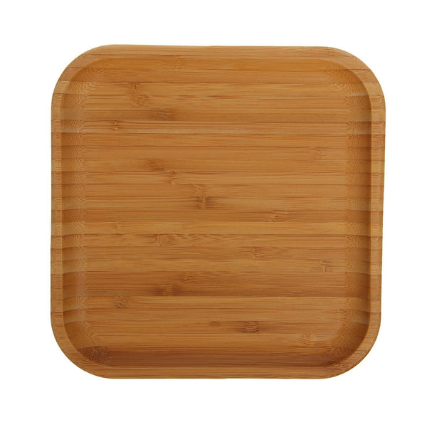 Wilmax Natural Bamboo Plate 8" X 8" | 20,5 Cm X 20.5 Cm SKU: WL-771021/A