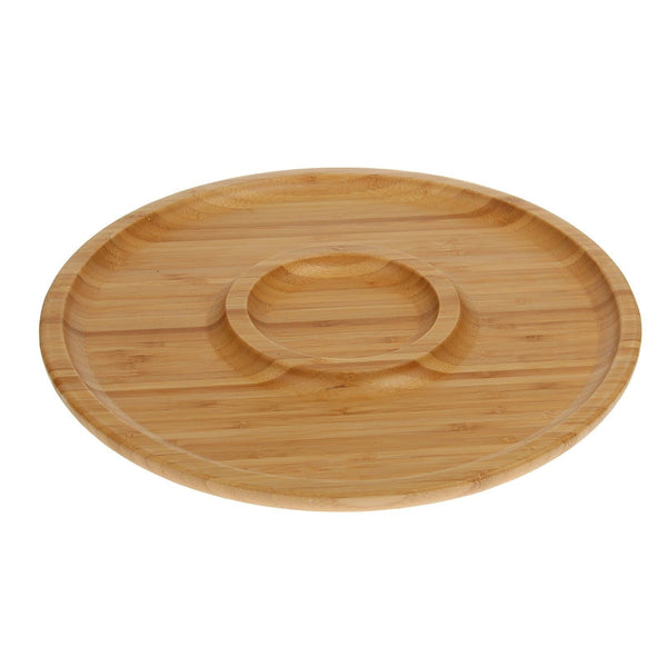 Wilmax Natural Bamboo 2 Section Platter 14" | 35.5 Cm SKU: WL-771049/A