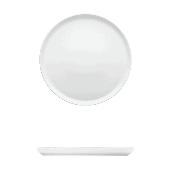 Round Plate Catalog Number: 056 0236 (White) | Dimensions: 4 in (10 cm)