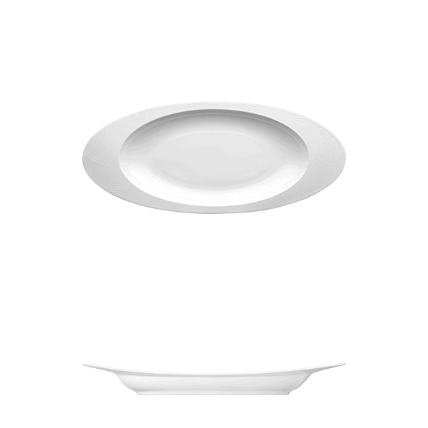 Oval Platter | Catalog Number: 046 0039 | Dimensions: 15 1/8 x 7 3/4 in (38 x 20 cm)