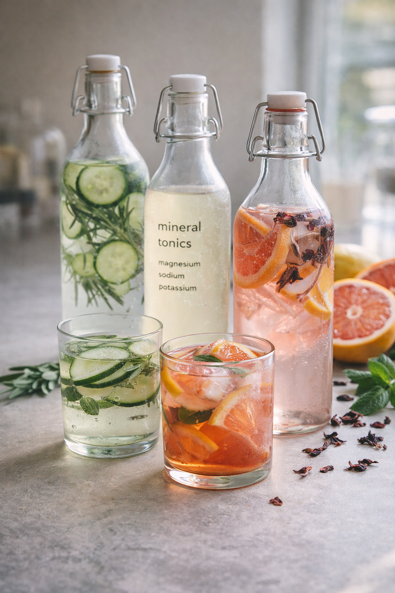 Hydration Reimagined: Botanical Waters &amp; Mineral Tonics Replacing Sugary Drinks
