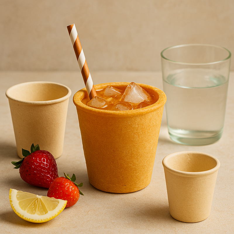 Plastic-Free Sips: The Revolution of Edible Cups &amp; Compostable Glassware
