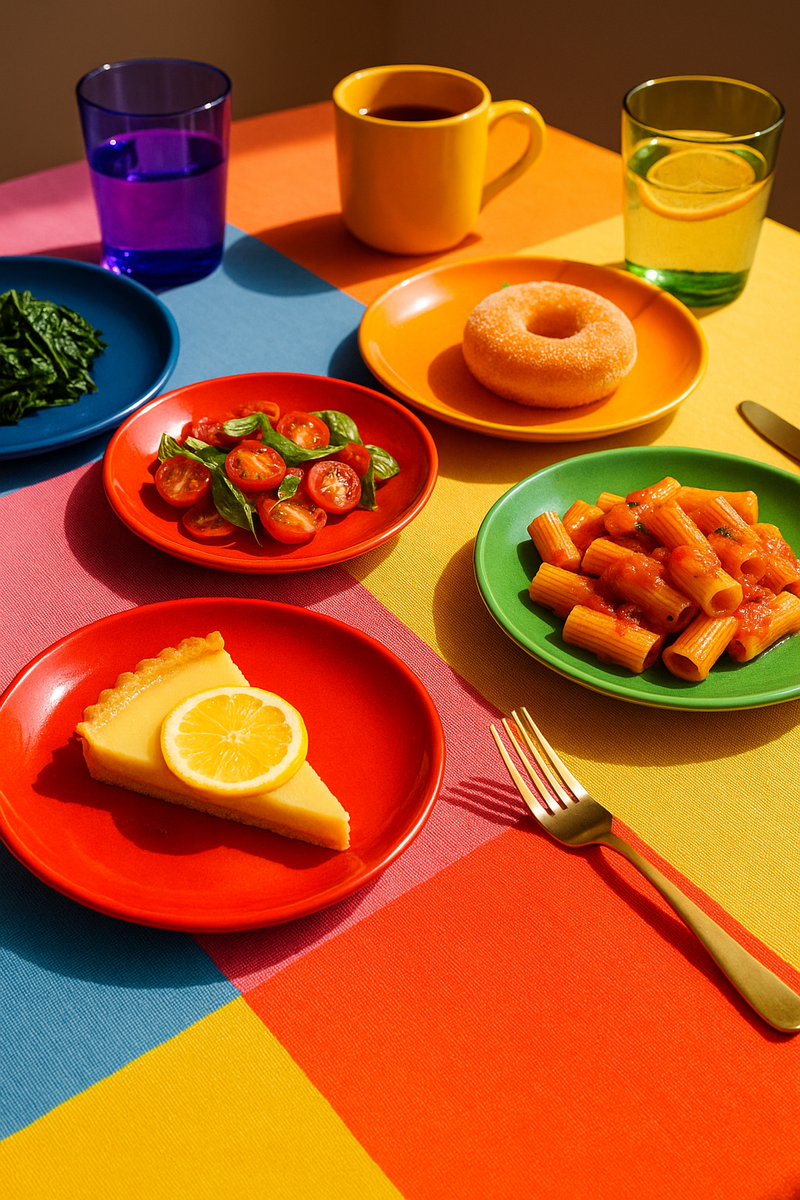 Color Pop Dining: How Vibrant Plates Are Replacing Minimalist Whites