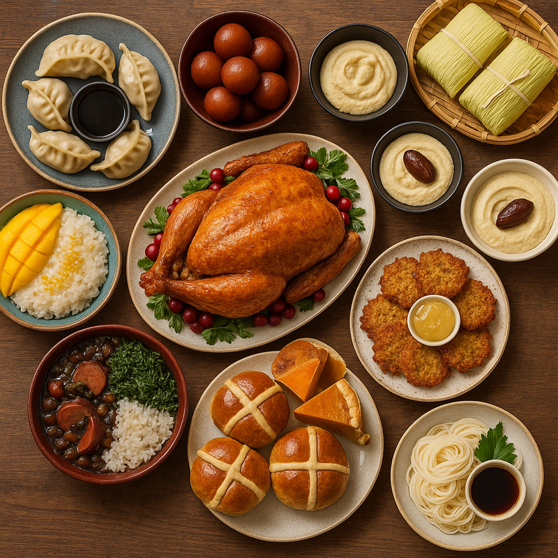 A Culinary Journey Through Festivals: Foods That Mark Celebrations Worldwide 🎉🌍🍽️