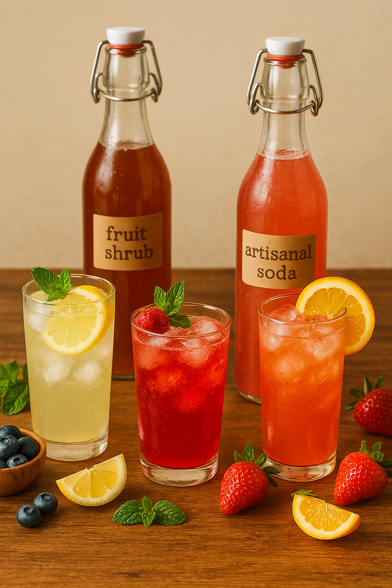 Artisanal Soda Making: From Fruit Shrubs to Sparkling Creations 🥤🍓✨