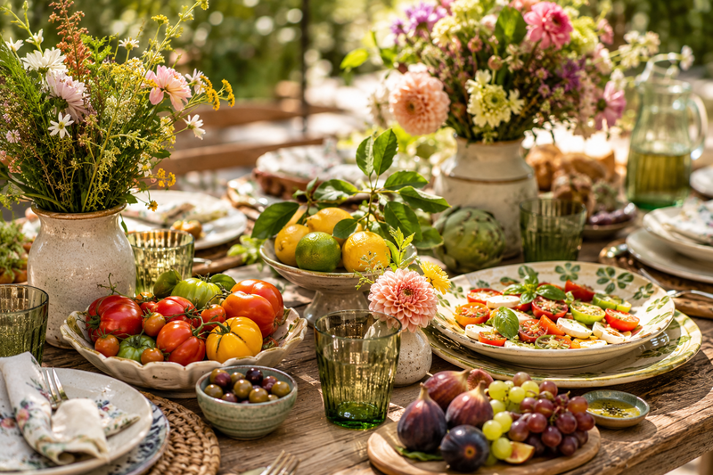 Garden Party Glamour: The Summer Table Trend Bringing Vegetables, Flowers and Ceramics Together