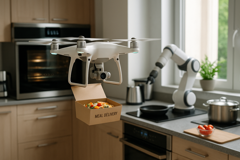 The Sous Chef Drone: Automated Delivery Meets Smart Kitchens