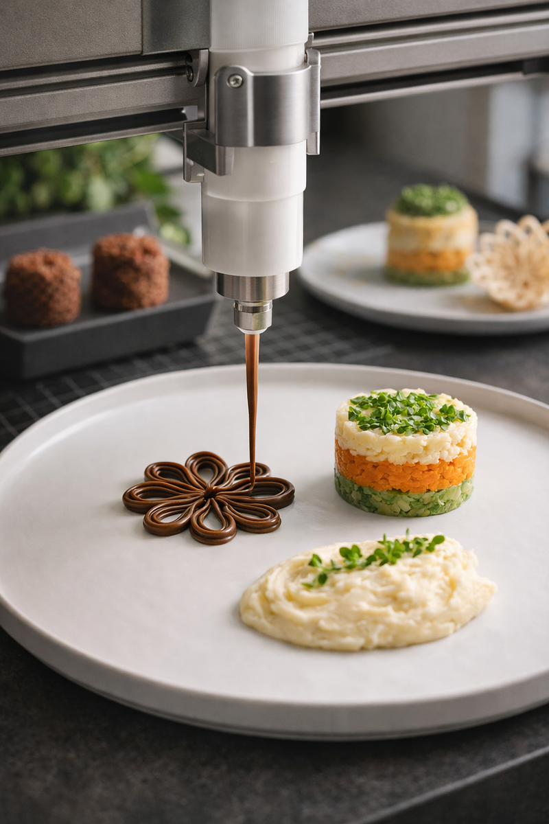 Printed to Perfection: 3D Food Printing Moves From Novelty to Necessity