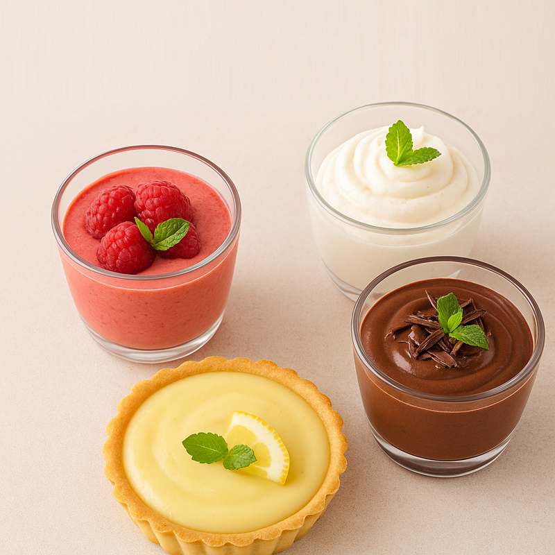 Vegan Patisserie: Egg-Free Custards, Mousses, and Creams