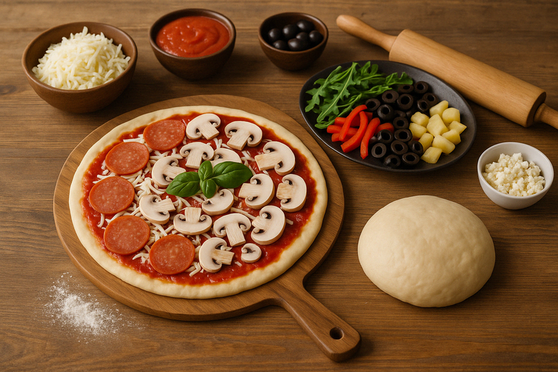 DIY Pizza Night: From Dough to Toppings, Making Memories Together 🍕👨🍳❤️
