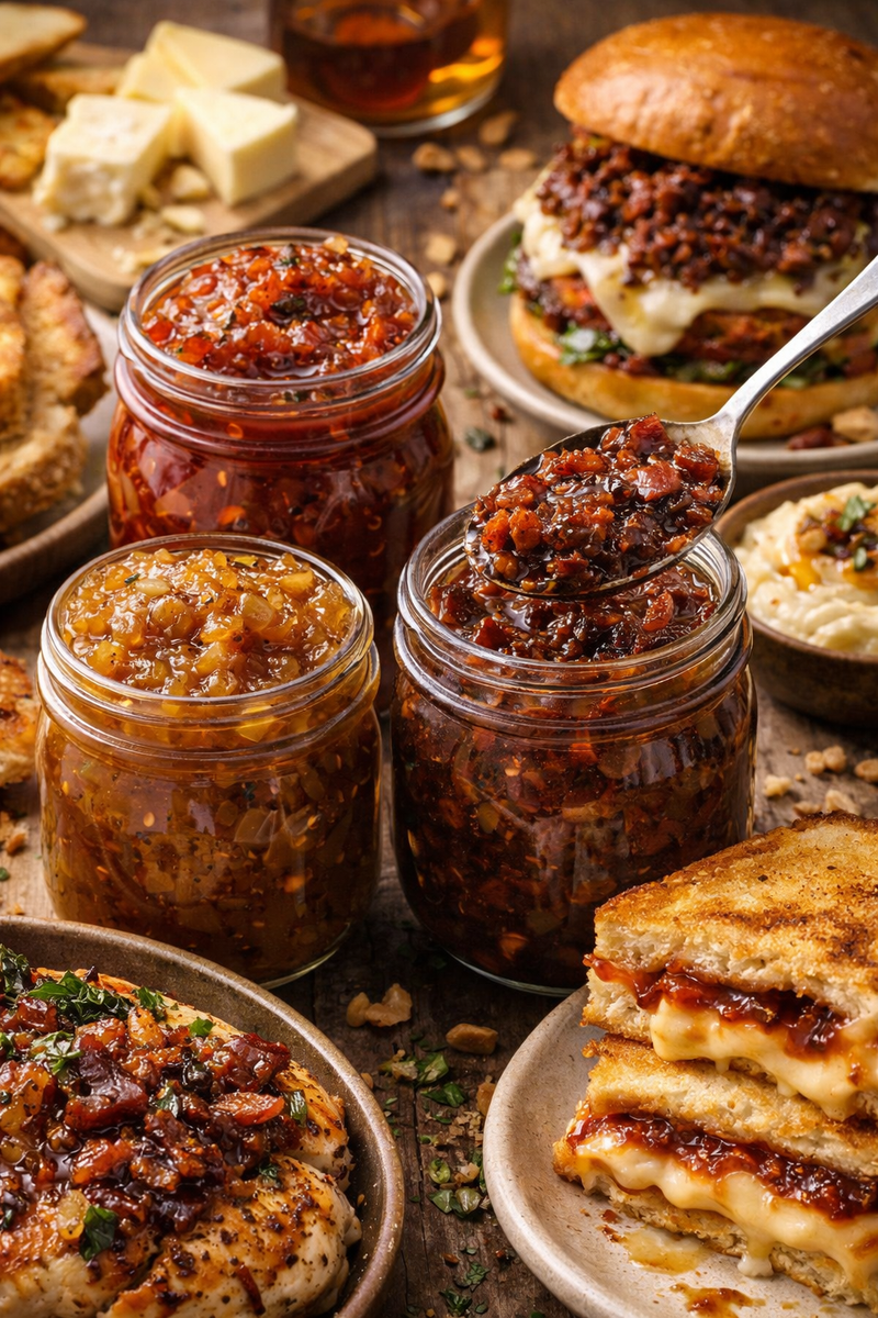 Savory Jam Season: Onion, Tomato &amp; Bacon Spreads Becoming Kitchen Staples