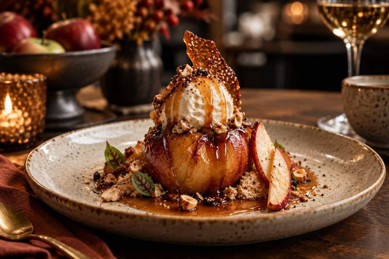 🍎 Apple + Miso Caramel: Why Sweet-Salty Desserts Are Getting More Sophisticated This Fall