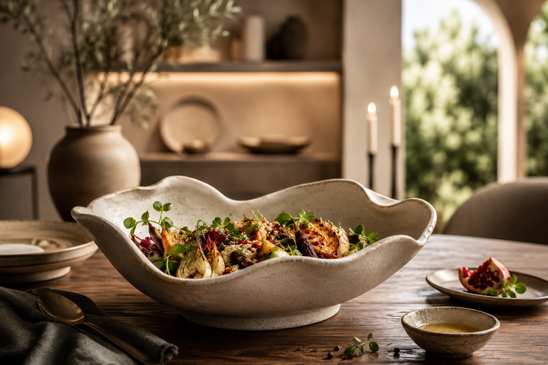 One Statement Bowl: Why Sculptural Serveware Is the New Centerpiece