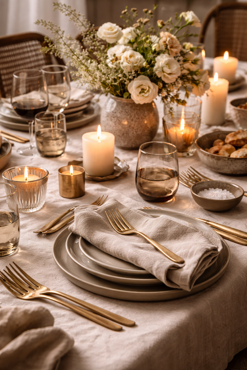 Quiet Luxury Tablescapes: The Understated Dining Trend Guests Love