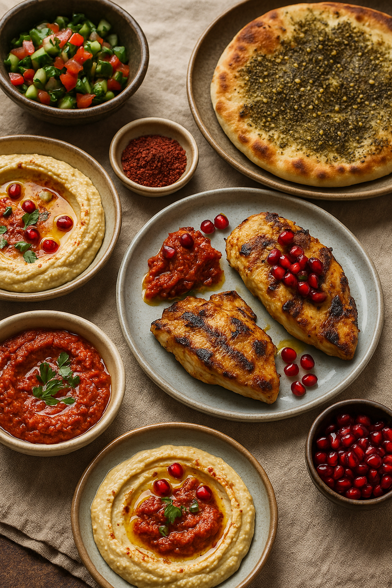 Middle Eastern Heat: Harissa, Za’atar &amp; Pomegranate Take Center Stage