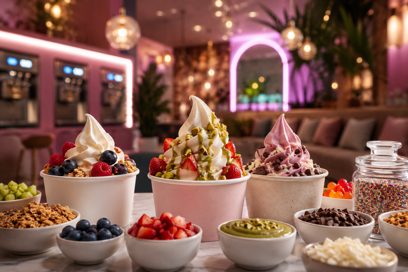 🍦 Frozen Yogurt Is Becoming a Night Out Again